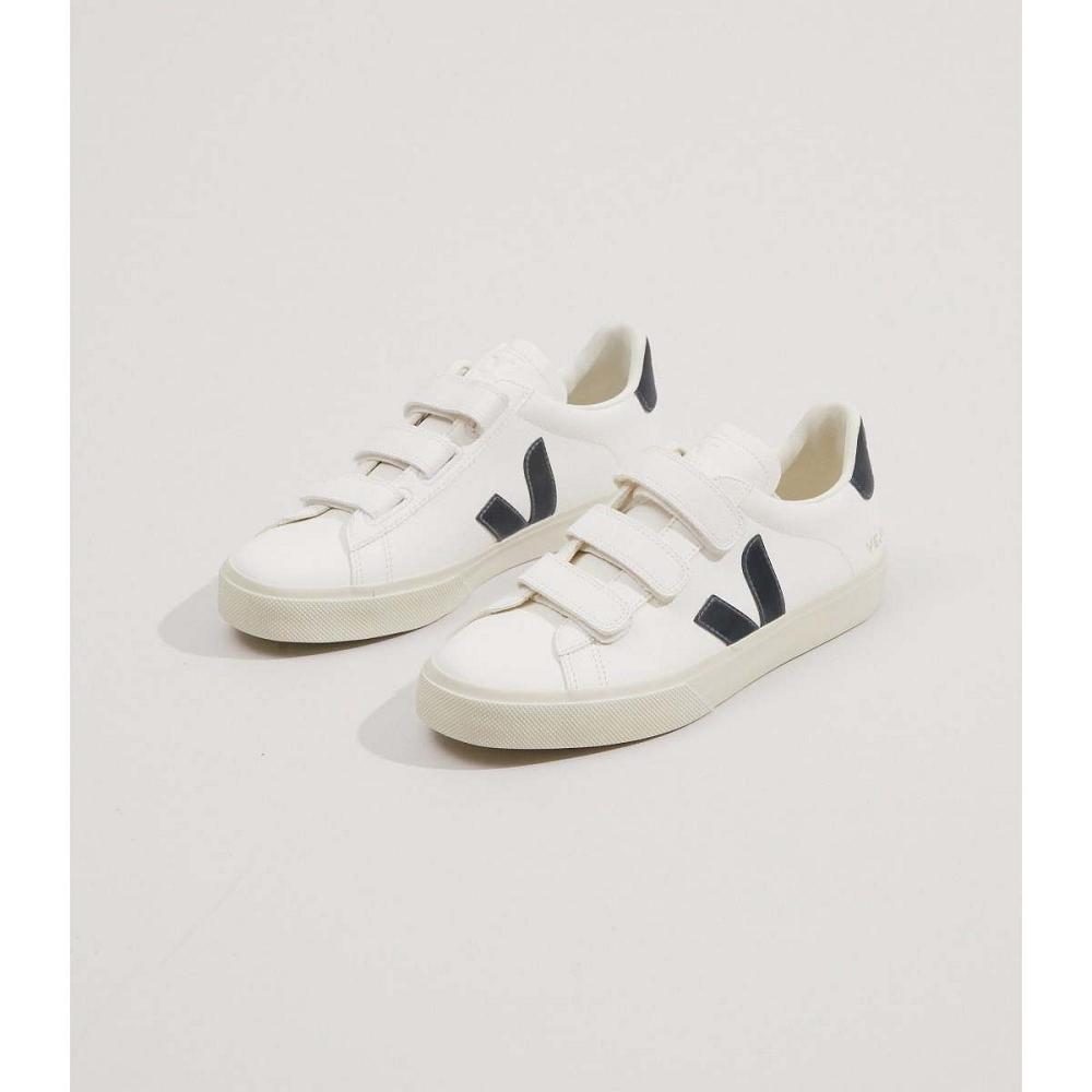 Men's Veja RECIFE CHROMEFREE Sneakers White/Black | ZA 310GSO